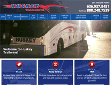 Tablet Screenshot of huskeybus.com